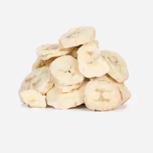Gefriergetrocknete Bananenscheiben