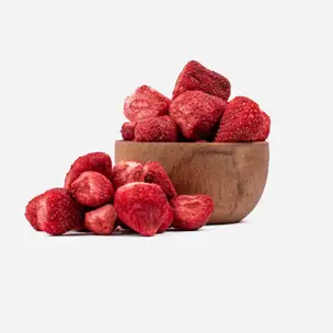 Gefriergetrocknete ganze Erdbeeren