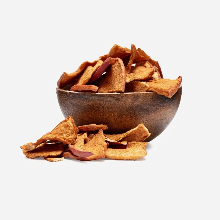 Getrocknete Äpfel mit Zimt