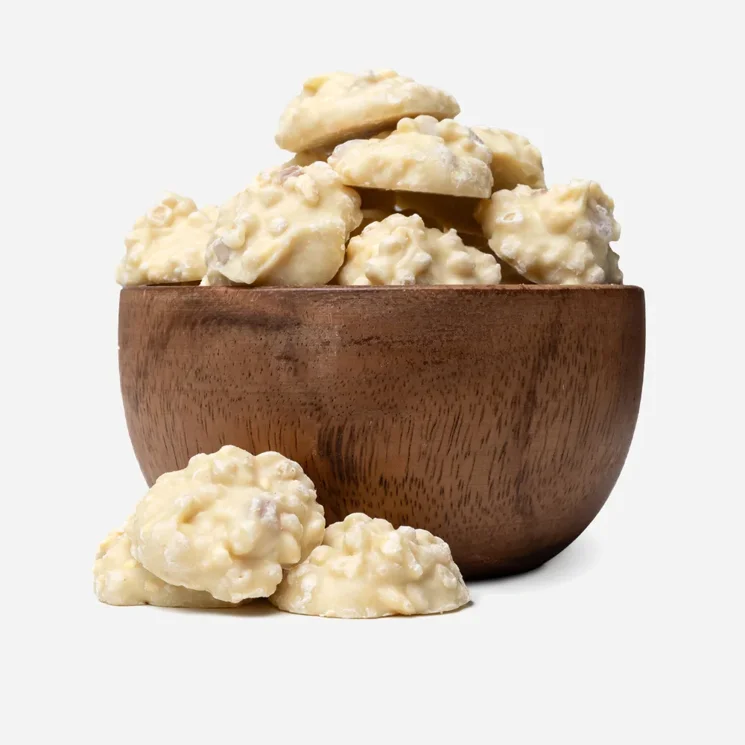 Knusprige Schoko-Häppchen mit Mango